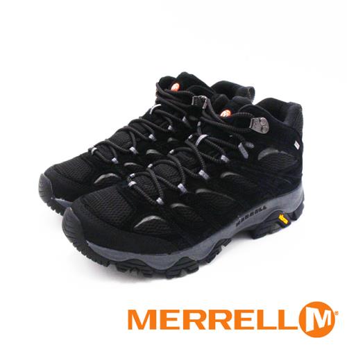 MERRELL(男)MOAB 3 MID GORE-TEX防水登山中筒鞋 男鞋-黑(另有灰咖)