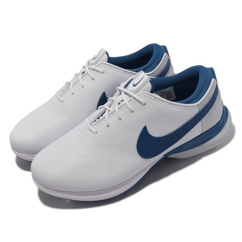 Nike 高爾夫球鞋 Air Zoom Victory Tour 2 寬楦 男鞋 白藍 可拆式鞋釘 止滑 DJ6570-101 [ACS 跨運動]