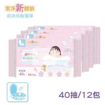 櫻桃小丸子 純水濕式衛生紙(40抽x12包)