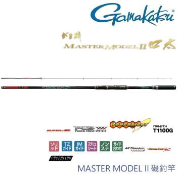 GAMAKATSU MASTER MODEL II 口太 M50 磯釣竿(公司貨)