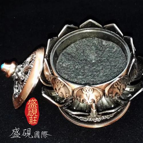 盛硯莊佛教文物】彩色古銅蓮花香爐(吉祥寶物香爐)|香盤/香爐|ETMall