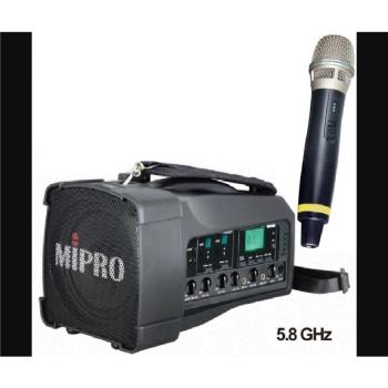 MIPRO最新三代肩掛式5G藍芽無線喊話器(MA-100代替MA-100SB)