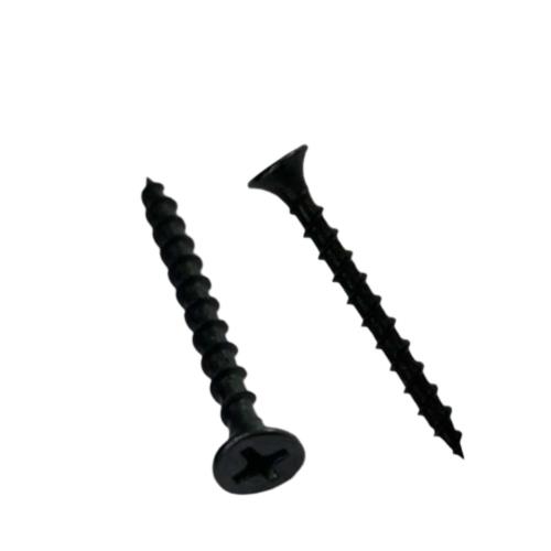 喇叭 快速牙 8# x 1-1/2 黑 7.7X37.5mm 【100入】皿頭(平頭)螺絲 機械牙螺絲 