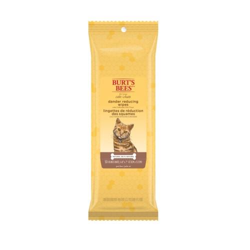 (3入組)Burts Bees®小蜜蜂爺爺-天然肌蜜-燕麥萬用潔膚巾(貓用)50張/包