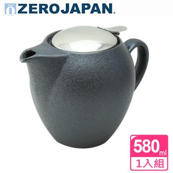 【ZERO JAPAN】品味生活陶瓷不鏽鋼蓋壺580cc水晶銀