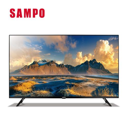 【SAMPO 聲寶】50型4K低藍光HDR新轟天雷智慧聯網顯示器+視訊盒