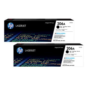 HP W2110A(206A) 黑色2入 原廠碳粉匣 適用HP Color LaserJet M255dw/M283/M283fdw