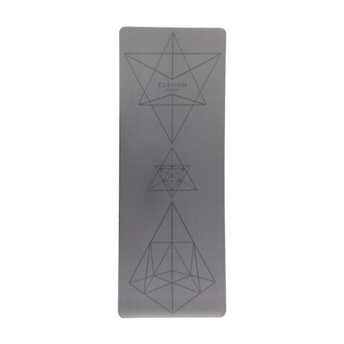 [Clesign] COCO Pro Yoga Mat 瑜珈墊 4.5mm - Pure Gray (椰子殼纖維添加)