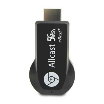 【十代Allcast-5G】四核心eBest雙頻5G高速高畫質無線影音電視棒(附5大好禮)
