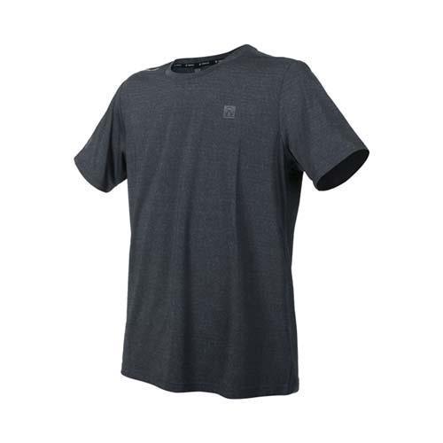FIRESTAR 男彈性圓領短袖T恤-慢跑 路跑 涼感 運動 上衣 反光