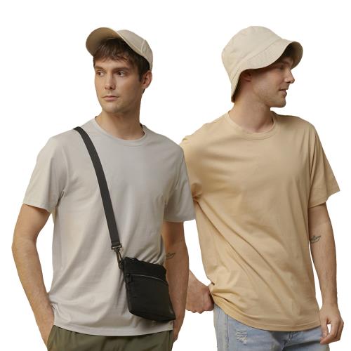 GIORDANO 男裝素色修身圓領短袖T恤 (多色任選)-熱銷款