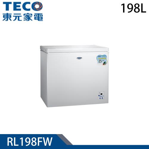 TECO東元 198公升臥式風冷無霜冷凍櫃  RL198FW