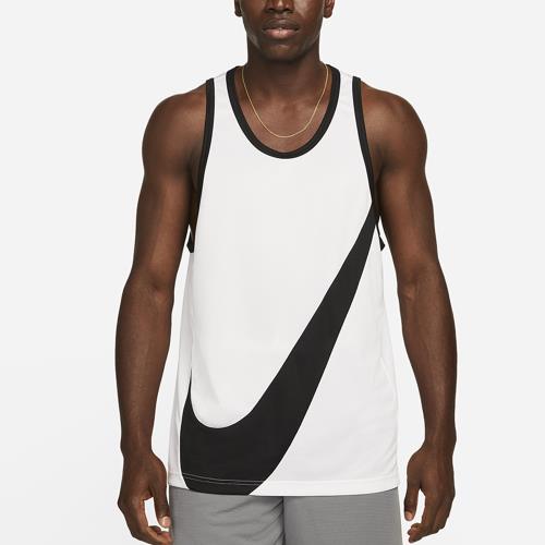 現貨】NIKE DRI-FIT 男裝球衣籃球乾爽輕盈大Swoosh 白【運動世界