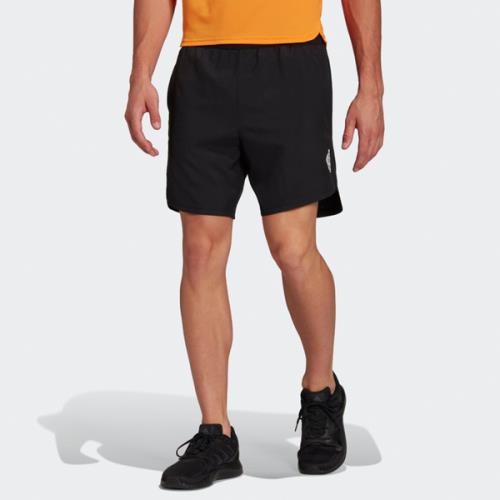 Adidas AEROREADY 男短褲 訓練 吸濕排汗 拉鍊口袋 黑 極大尺碼 KAORACER HF7204