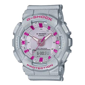 【CASIO 卡西歐】G-SHOCK 雙顯女錶 樹脂錶帶 防水200米 GMA-S130NP(GMA-S130NP-8A)