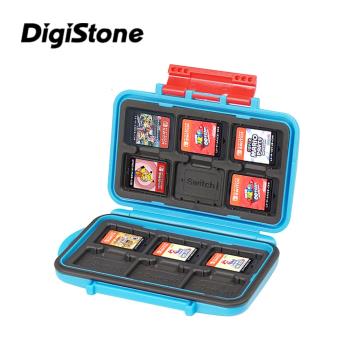 DigiStone 任天堂 Switch NS 遊戲卡收納盒12片裝 【四邊防水防震壓條加密型】