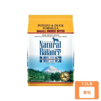 Natural Balance-低敏無穀馬鈴薯鴨肉成犬配方(小顆粒) 12LB(5.44kg)(下標數量2+贈神仙磚)