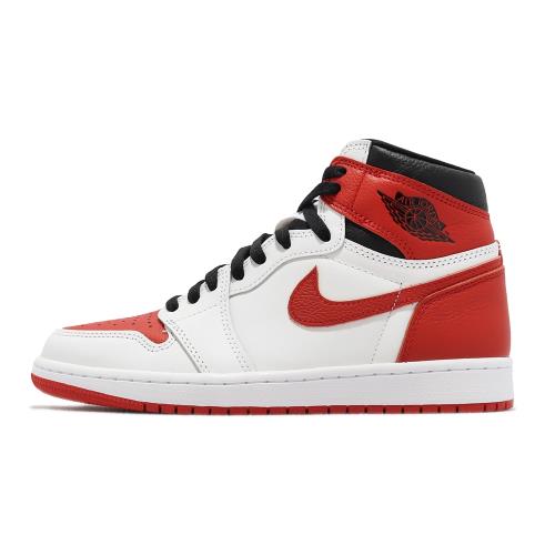 Nike 休閒鞋Air Jordan 1 Retro High OG 白紅黑男鞋AJ1 555088-161