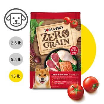優格 零穀系列-0%零穀羊肉+鮭魚(全齡犬用敏感配方) 15磅(狗飼料)