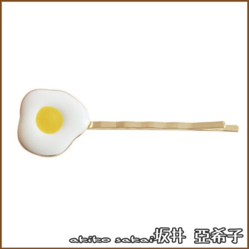 『坂井．亞希子』早餐的約定可愛荷包蛋系列髮夾