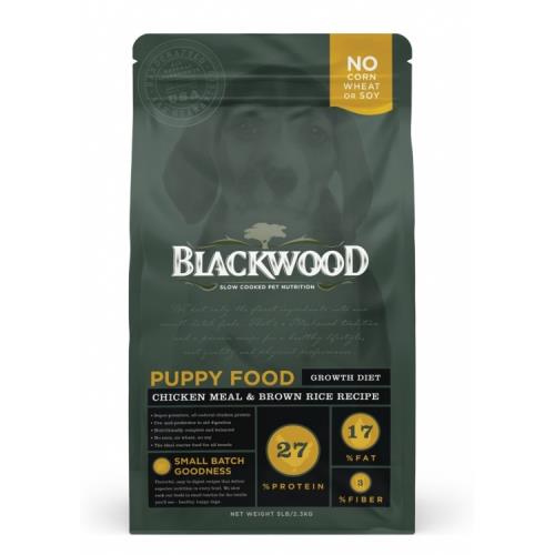 美國BLACKWOOD柏萊富-天然寵糧特調幼犬成長配方(雞肉+糙米)30LB(13.6KG)