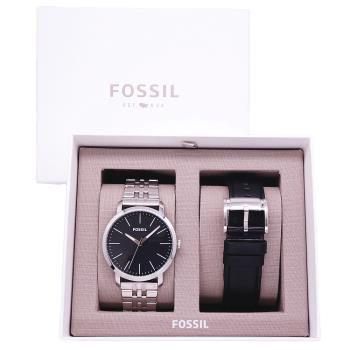 FOSSIL 美國最受歡迎頂尖運動時尚多造型腕錶-黑-BQ2466SET