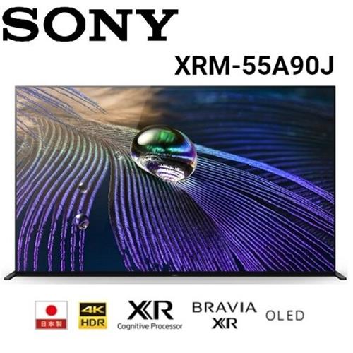【SONY 】日本製 55型 4K OLED GoogleTV電視顯示器 XRM-55A90J-庫(JC)