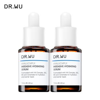 DR.WU 玻尿酸保濕精華液15ML(2入組)-共2入