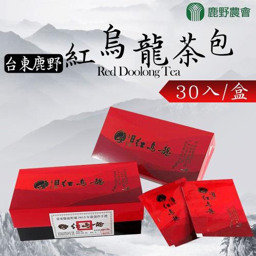 【鹿野農會】紅烏龍茶包-2.5g-30入/盒 (1盒組)