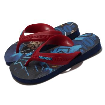 Havaianas 夾腳拖 Kids Max Herois 童鞋 超人 DC 寬版鞋帶 哈瓦仕 巴西拖 41303020555K [ACS 跨運動]