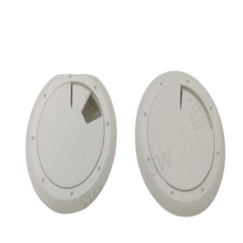 出線孔蓋 【 72/60mm】 灰白單孔大  【4入】電腦桌 集線盒 集線蓋 電線收納 集線器 塑膠圓形出線孔 線孔蓋 走線孔
