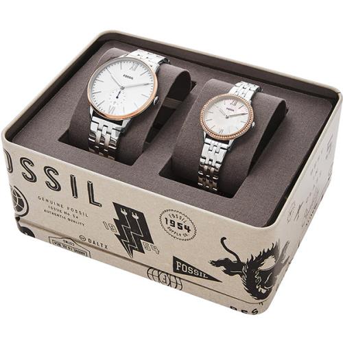 FOSSIL The Andy And Addison Set 情人對錶 (FS5562SET)