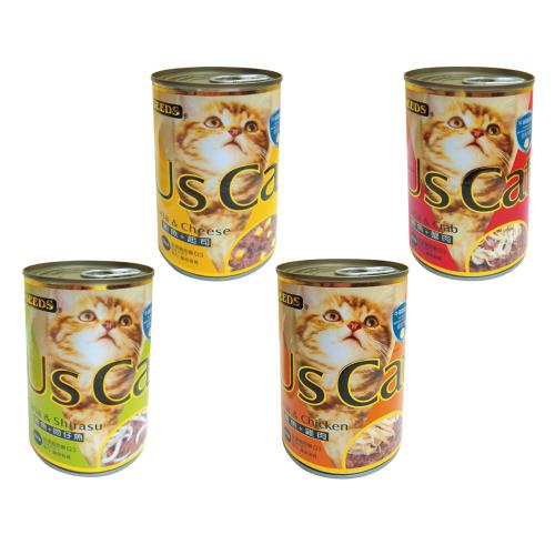 Seeds 聖萊西-US CAT愛貓超值大餐罐(400g 24罐 多種口味任選)