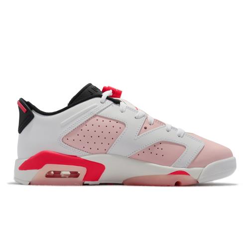 Nike 休閒鞋Air Jordan 6 Retro Low GS 大童女鞋泡泡糖粉喬丹AJ6