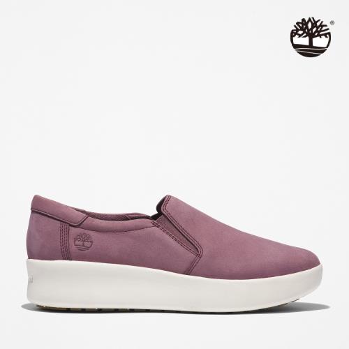 (快速到貨)Timberland 女款中紫色磨砂革牛津便鞋|A2NV2CL4