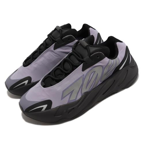Adidas 休閒鞋 Yeezy 700 MNVN 男鞋 黑 紫 反光 Geode GW9526 [ACS 跨運動]