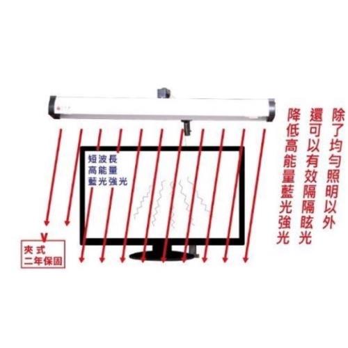 元照T1 CCFL 全光譜夾式檯燈 無紫外線 低藍光 防眩光 護眼檯燈  無閃頻 低光衰 工作燈