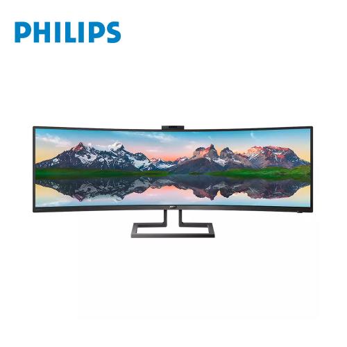 PHILIPS 49型 499P9H1 (曲面) (黑) (32:9寬) 螢幕顯示器