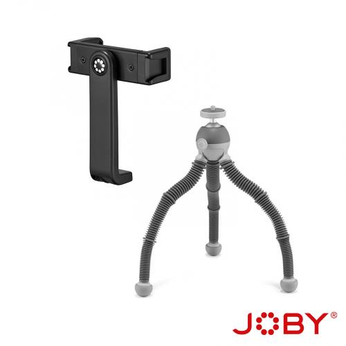 JOBY PodZilla 腳架套組(M灰) 手機直播套組含手機夾-JB01731 [公司貨]