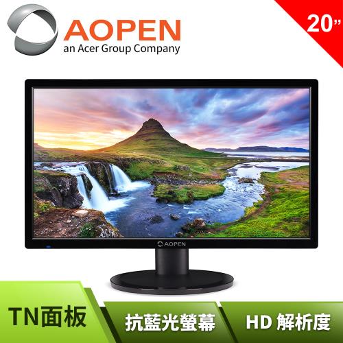 AOPEN 20型 TN面板 雙介面 護眼電腦螢幕 (20CH1Q)