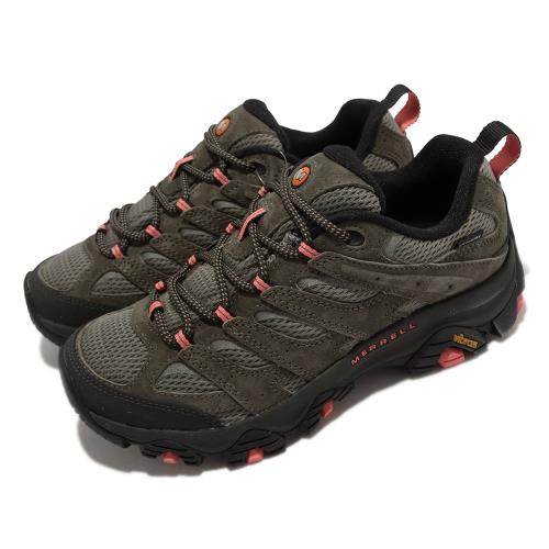 Merrell 登山鞋 Moab 3 GTX 女鞋 防水 綠 粉紅 支撐 越野 vibram 健行 ML036322 [ACS 跨運動]