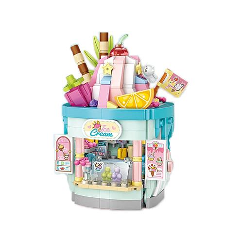 LOZ mini 鑽石積木-1745 雪糕店