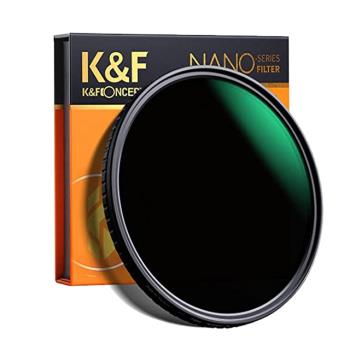 【K&F Concept】ND8-ND128 可調式減光鏡 72mm 防水抗污 日本AGC鏡片 (KF01.1328)