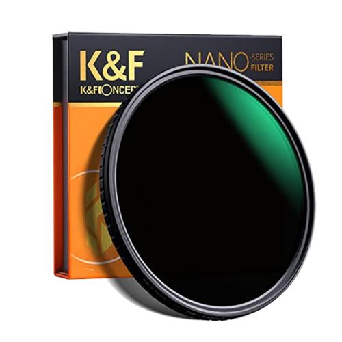 【K&amp;F Concept】ND8-ND128 可調式減光鏡 72mm 防水抗污 日本AGC鏡片 (KF01.1328)