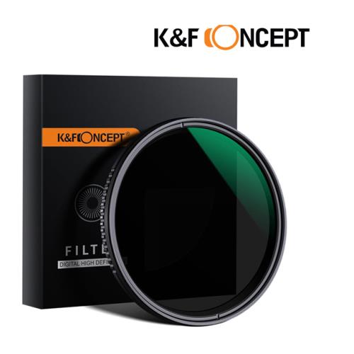 【K&F Concept】新型可調式減光鏡 67mm 超薄 防水 抗污 ND8-ND2000(KF01.1358)