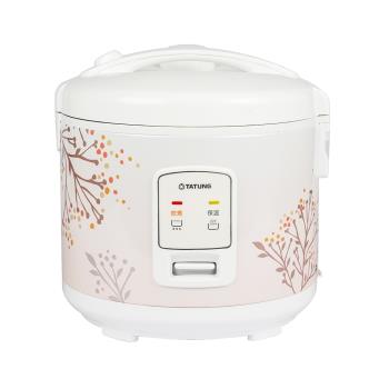  TATUNG大同 TRC-10CMI 電子鍋，適合10人份家庭使用，容量大且操作簡單。採用不粘塗層合金內鍋，易清洗且耐用。花紋設計增添美觀，尺寸27.7×26.2×28.4cm，重量僅2.6kg，便於收納。電壓110V、頻率60Hz，消耗功率600~700W，產地中國，保固1年，BSMI R31001認證。無論煮飯、燉湯，都能輕鬆完成，是忙碌家庭的理想選擇。 