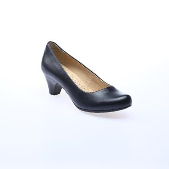 Kimo德國品牌健康鞋-簡約優雅上班族時尚素色高跟鞋 女鞋 (黑KAIWF032513)