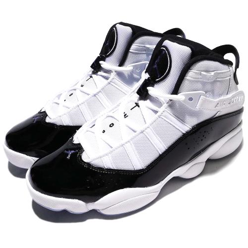Nike 休閒鞋 Jordan 6 Rings 男鞋 黑 白 喬丹 AJ 高筒 322992-104 [ACS 跨運動]