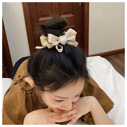 梨花HaNA 韓國直送新品店長私藏．好質感愛心珍珠扣髮圈大腸圈