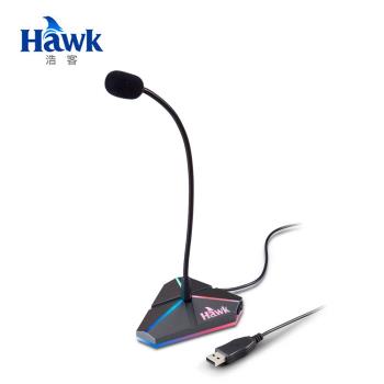 【Hawk 浩客】MIC330 USB RGB發光電競麥克風